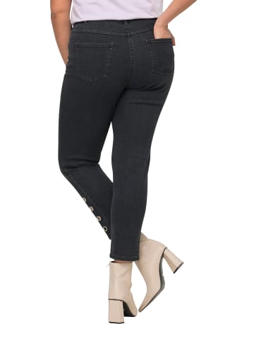 MIAMODA Jeans in light grey denim