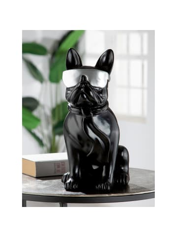 GILDE Figur Cool Dog schwarz - (H) 35 cm