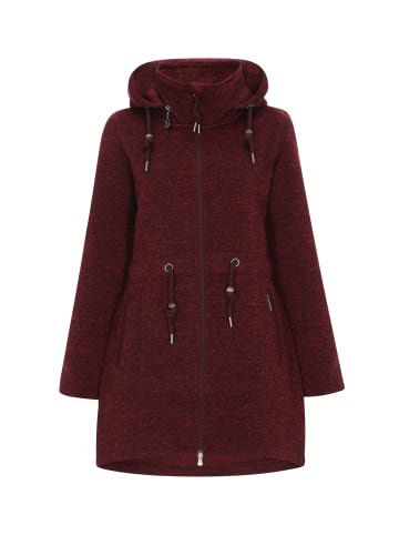 Schmuddelwedda Jacket in burgundy melange