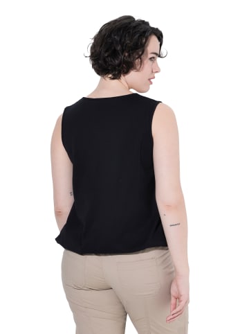 Ulla Popken Strick-Top in schwarz