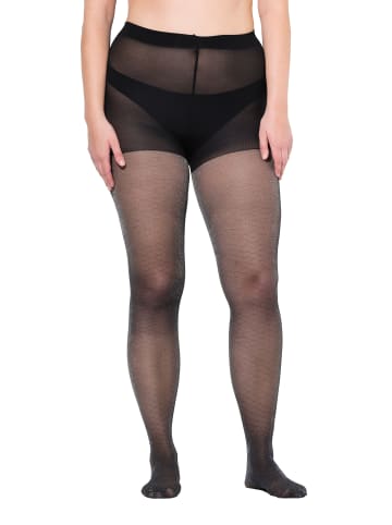 Ulla Popken Strumpfhose in schwarz