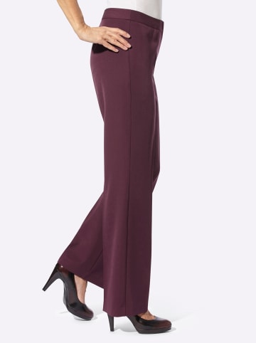 WITT WEIDEN Bügelfalten-Hose in burgund