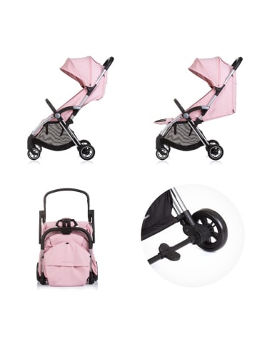 Chipolino Kinderwagen Illusion klappbar in rosa