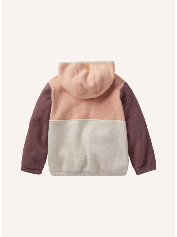 Hessnatur Fleece Jacke in brombeersorbet