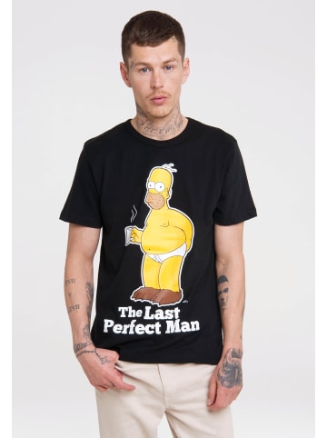 Logoshirt Print T-Shirt The Simpsons in schwarz