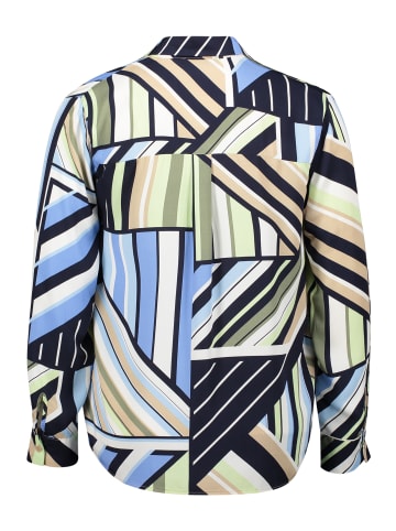 Betty Barclay Schlupfbluse langarm in Blau/Grün