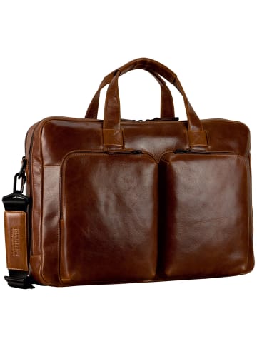 Leonhard Heyden Porto Aktentasche Leder 39 cm braun
