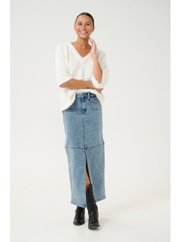 Kaffe Denimrock KAdoriana Regular fit in Washed Blue Denim