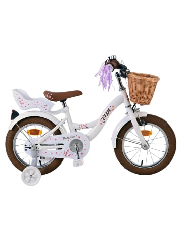 Volare Kinderfahrrad Blossom , 14 Zoll in weiß