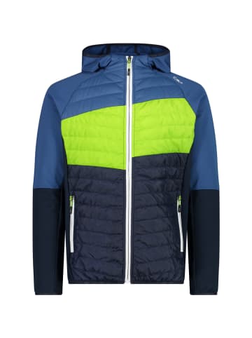 cmp Steppjacke, Funktionsjacke MAN HYBRID JACKET FIX HOOD in Blau