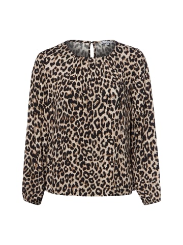 Marie Lund Bluse in beige schwarz