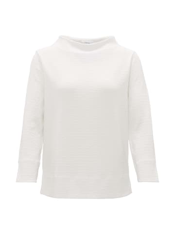 OPUS Rundkragen Langarmshirt für Damen in uni