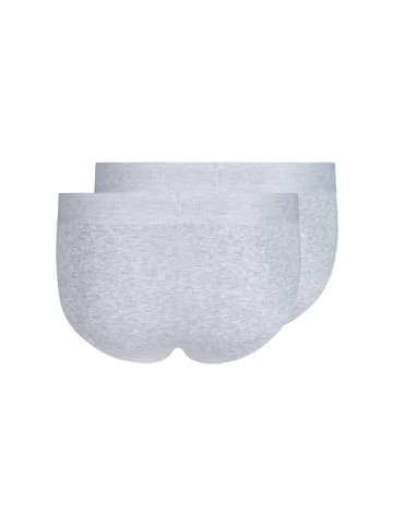 Skiny Slip 2er Pack in Grau