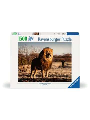 Ravensburger Puzzle 1.500 Teile Erwachsenenpuzzle 1500 Teile - Der Löwe. Der König der Tiere Ab 14 Jahre in bunt