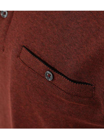 CASAMODA Polo-Shirt Langarm gestreift in Rot