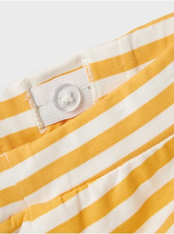 name it Shorts 2er-Set verstellbarer Bund Seitentaschen in Gelb-2