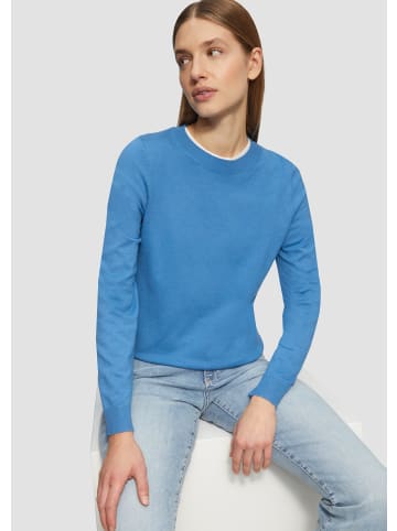 s.Oliver Strickpullover langarm in Blau