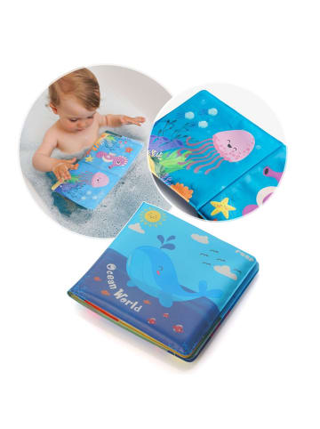 Reer MyHappyBath Book Magisches Badebuch in Blau ab 6 Jahre