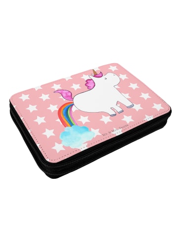 Mr. & Mrs. Panda Stiftemappe Einhorn Pupsen ohne Spruch in Rot Pastell