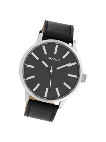 Oozoo Analog-Armbanduhr Oozoo Timepieces schwarz groß (ca. 45mm)