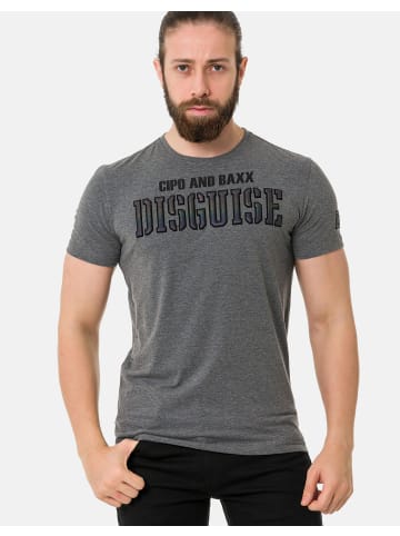 Cipo & Baxx T-Shirt in ANTHRACITE