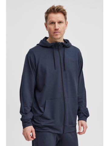 North Bend Sweatjacke NBBrent M Hoody (Zip-Hoodie) in Blau