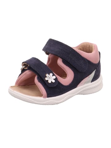 superfit Lauflernsandale POLLY in Blau/Rosa