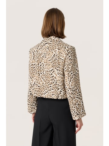 Soaked in Luxury Blazer SLShirley Relaxed fit in Leopard Print