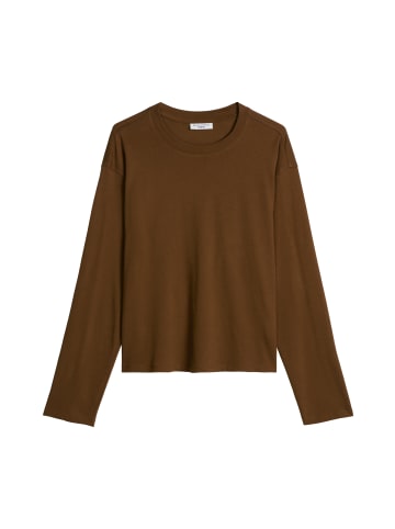 Marc O'Polo DENIM Longsleeve relaxed in Umbra Brown