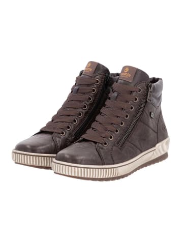 remonte Schnürstiefeletten Basic in Dunkelbraun