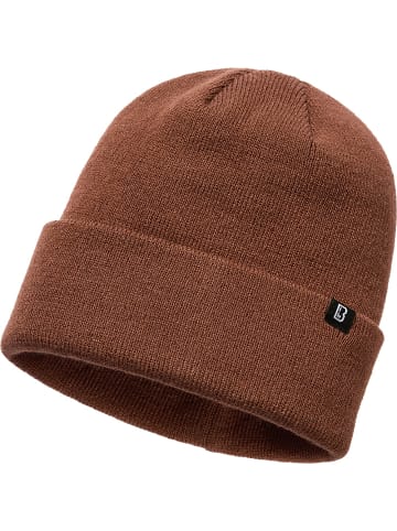 Brandit Cap "Watch Cap" in Braun