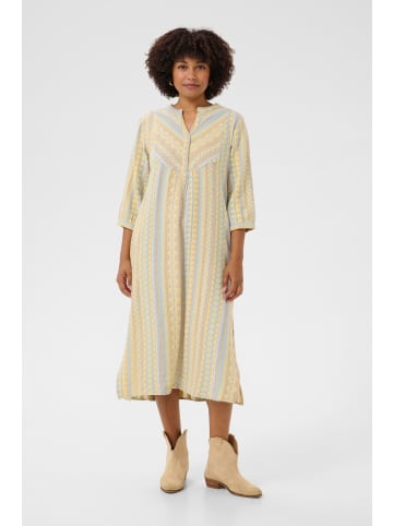 Cream Kleid CRSola in Truffet jaquard