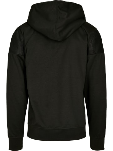 Southpole Zip-Kapuzenpullover in schwarz