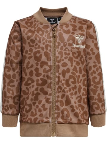 Hummel Kinder Trainingsjacke "Naomi Zip Jacket" in Braun