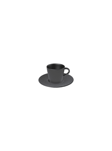 Villeroy & Boch 12-tlg. Espresso Set Manufacture Rock in 60 ml in schwarz