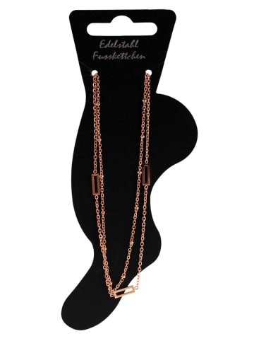 Adeliás Damen Armband aus Edelstahl 24+5 cm in gold