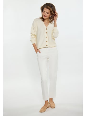 usha WHITE LABEL Damen Cardigan in CREME