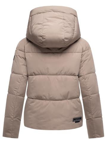 Navahoo Steppjacke Frostherz XIV in Taupe Grey