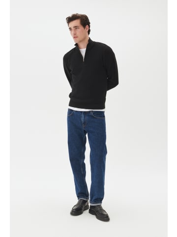 Matinique Strickpullover MAlagoon Gerade Passform in Black