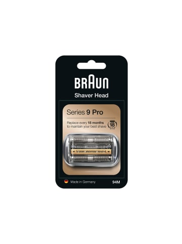 Braun Series 9 Pro  KP 94M Ersatzscherteil in Silber