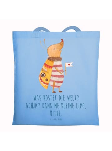 Mr. & Mrs. Panda Jutebeutel Nachtfalter Fähnchen mit Spruch in Sky Blue