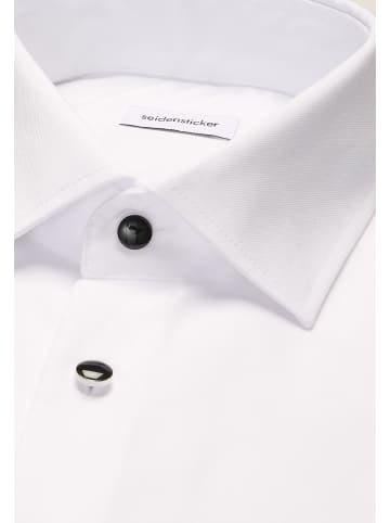 Seidensticker Smokinghemd Regular in Weiß
