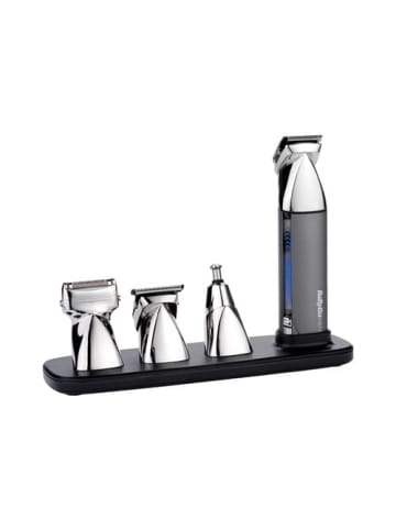 BaByliss Super-X Metal 15-in-1 Multitrimmer Barttrimmer Haarschneider in Silber