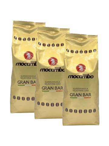 Granar Kaffee Mocambo Gran Bar Oro Gold, 3 x 1 kg