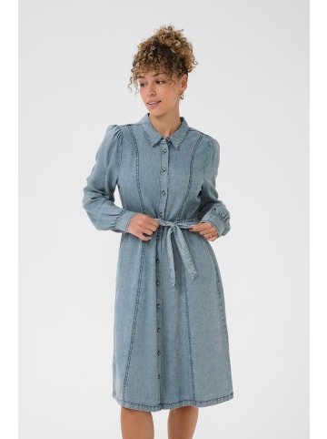 Cream Kleid CREllie Feminine in Seattle Mid Blu Denim