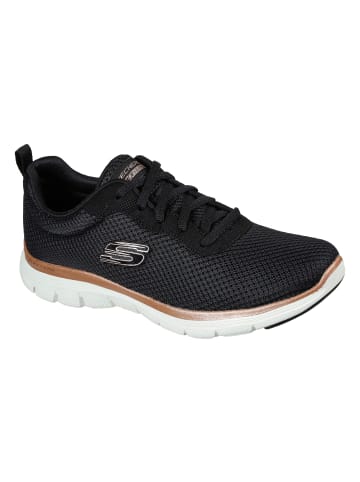 Skechers Sneaker "FLEX APPEAL 4.0 BRILLIANT VIEW" in Schwarz / Rosa Gold