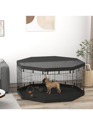 Pawhut Welpenauslauf Ø159 x 76H cm