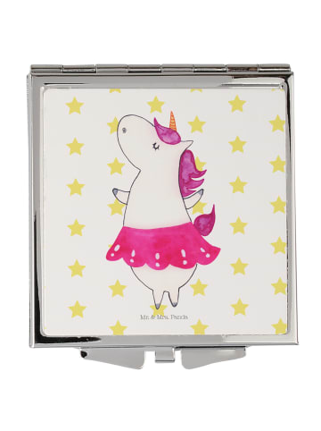 Mr. & Mrs. Panda Frauen Spiegel Einhorn Ballerina ohne Spruch in Weiß