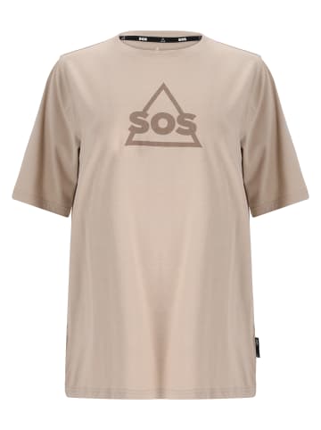 SOS T-Shirt Kvitfjell in 1136 Simply Taupe