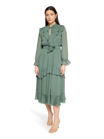 Vera Mont Cocktailkleid mit Volant in Evening Green
